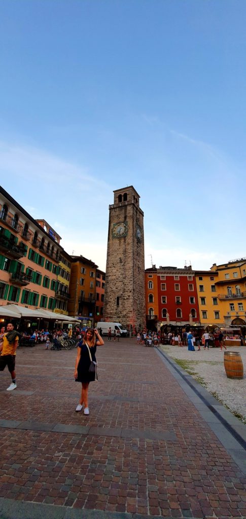 Wieża Torre Apponale w Riva del Garda.