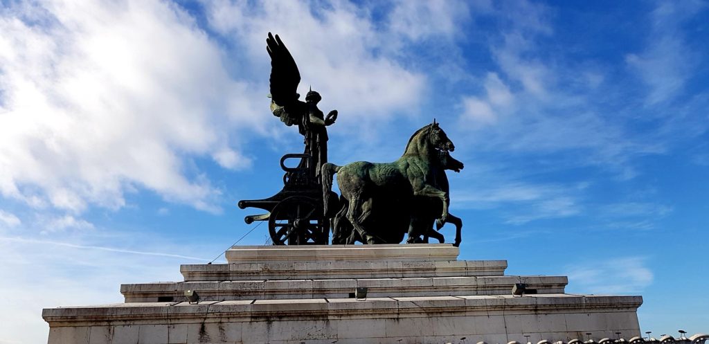 Rzym, Ołtarz Ojczyzny na Placu Weneckim pomnik Wiktora Emanuela II