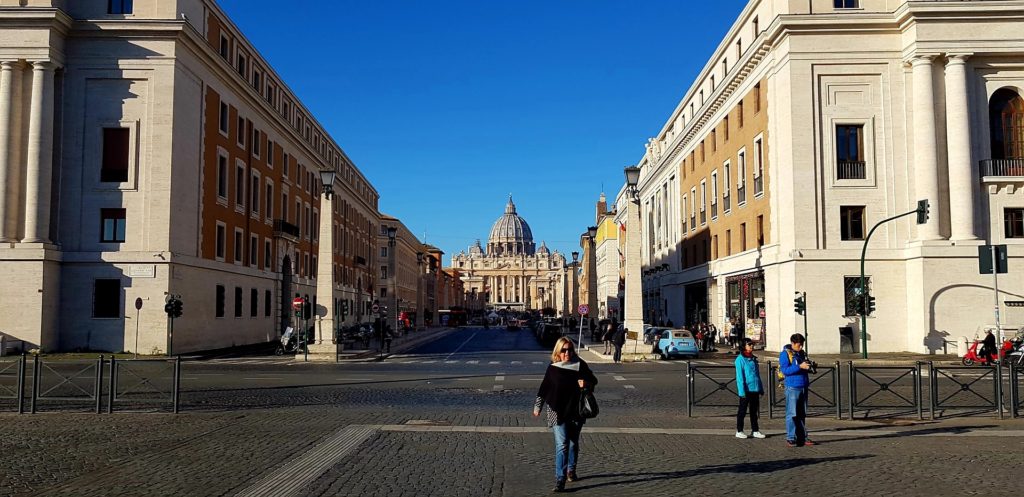 Watykan, droga na pl. św. Piotra