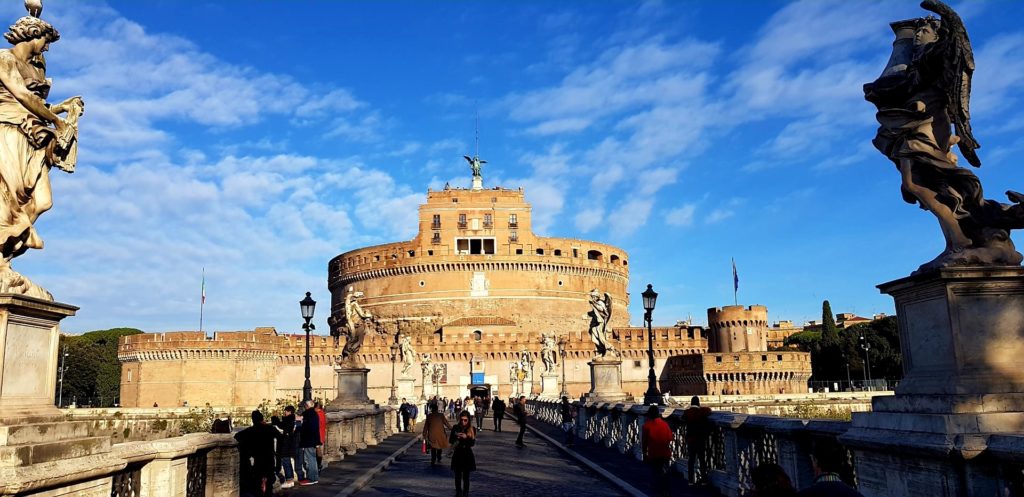 Rzym, most do Zamku świętego Anioła