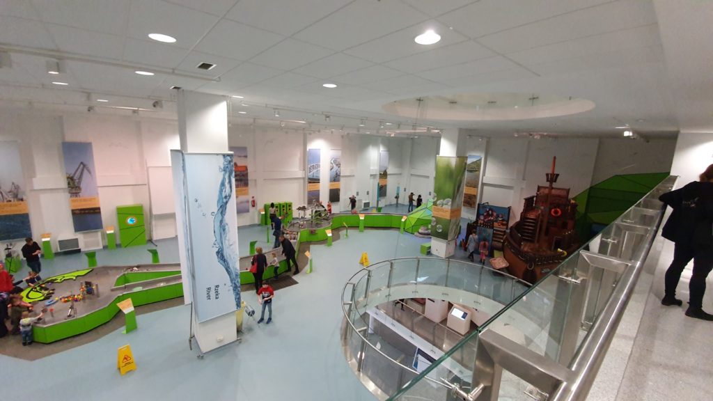 Toruń, Centrum Nowoczesności Młyn Wiedzy widok wystawy