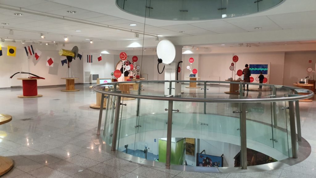 Toruń, Centrum Nowoczesności Młyn Wiedzy, widok ekspozycji