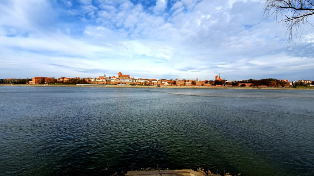 Platforma widokowa Toruń, widok na panoramę starego miasta