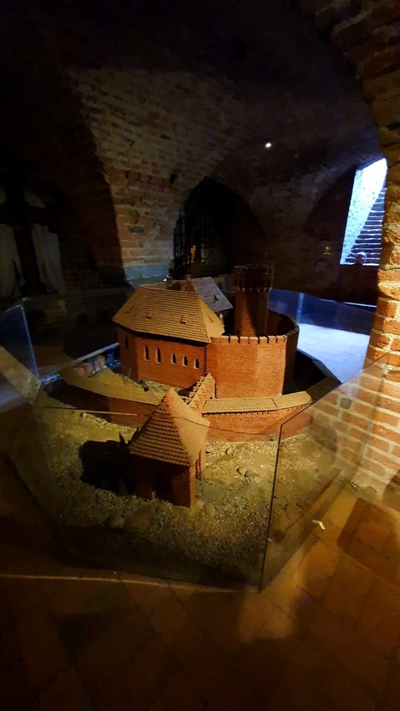 MAkieta zamku krzyżackiego w Toruniu