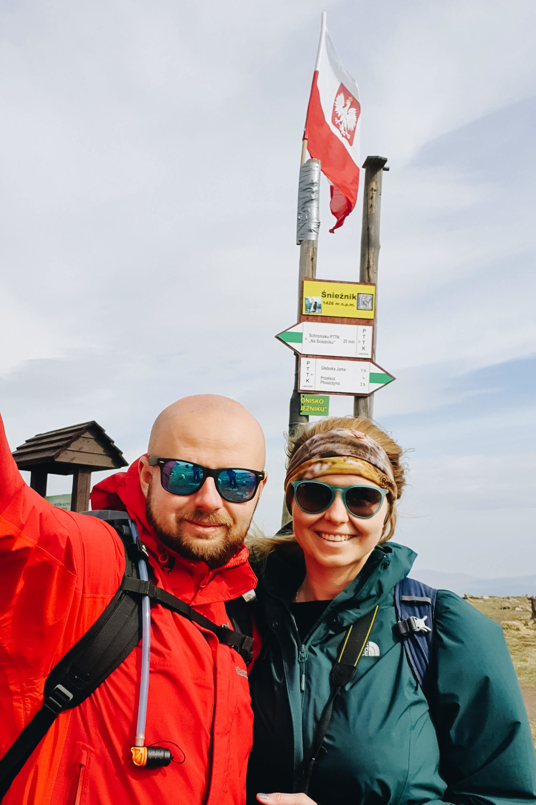 Para na szczycie Śnieznika.