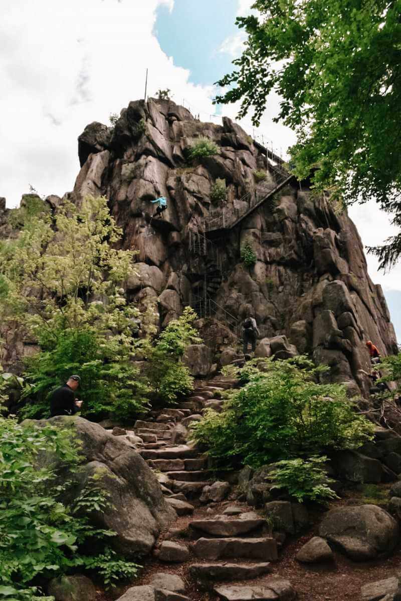 Skalne formacje w Sudetach, Góry Sokole.