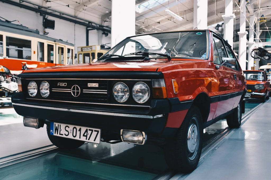 Zabutkowy Polonez w Muzeum Techniki i Komunikacji Zajezdnia, Szczecin.