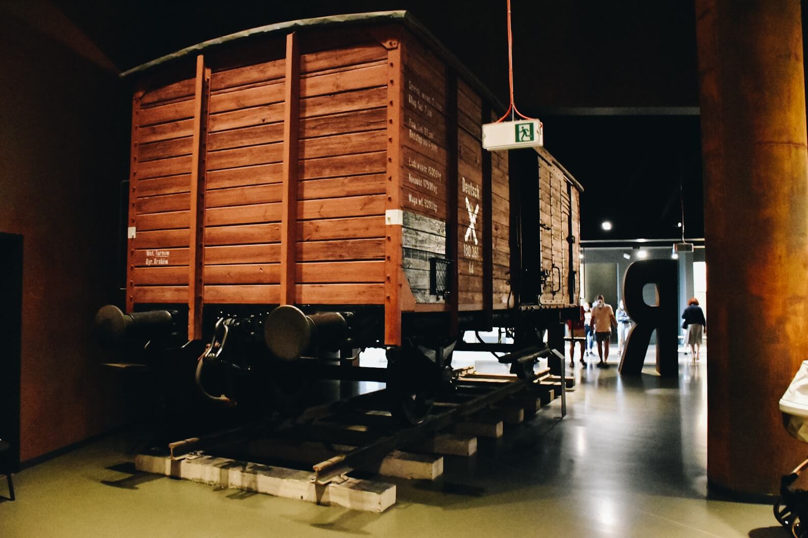 Muzeum II Wojny Światowej w Gdańsku, wagon transportowy.