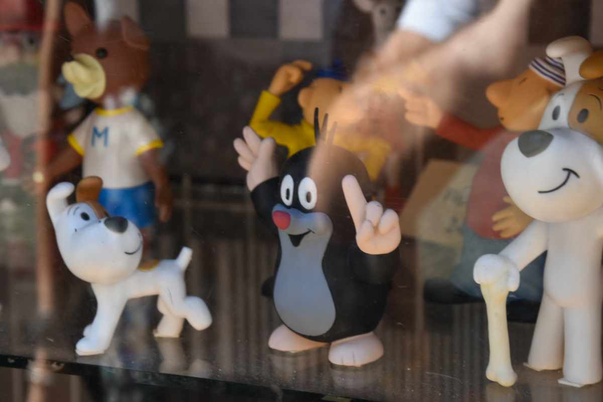 Figurka w muzeum zabawek w Gdańsku.