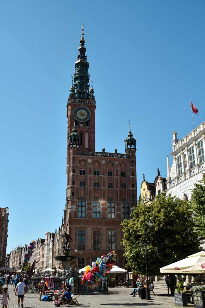 Ratusz Głównego Miasta w Gdańsku.