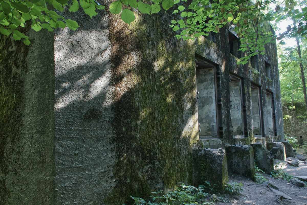 Bunkier w Mamerkach, Mazury.