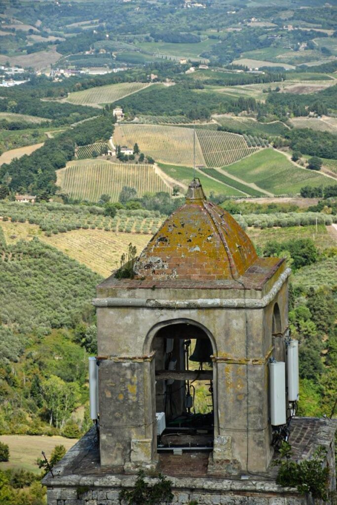 Toskania San Gimignano widok z Torre Grossa