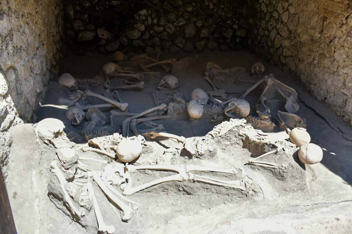 Starożytne ruiny w Herkulanum