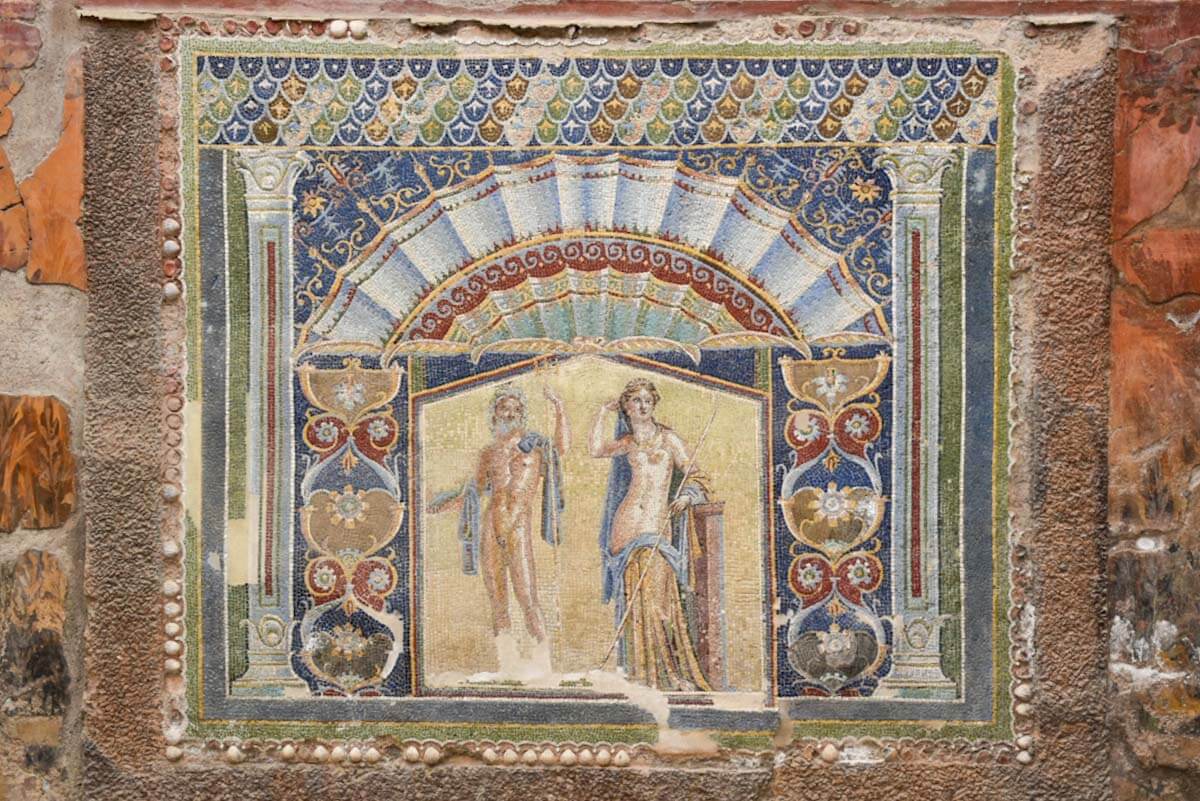 Starożytne ruiny w Herkulanum