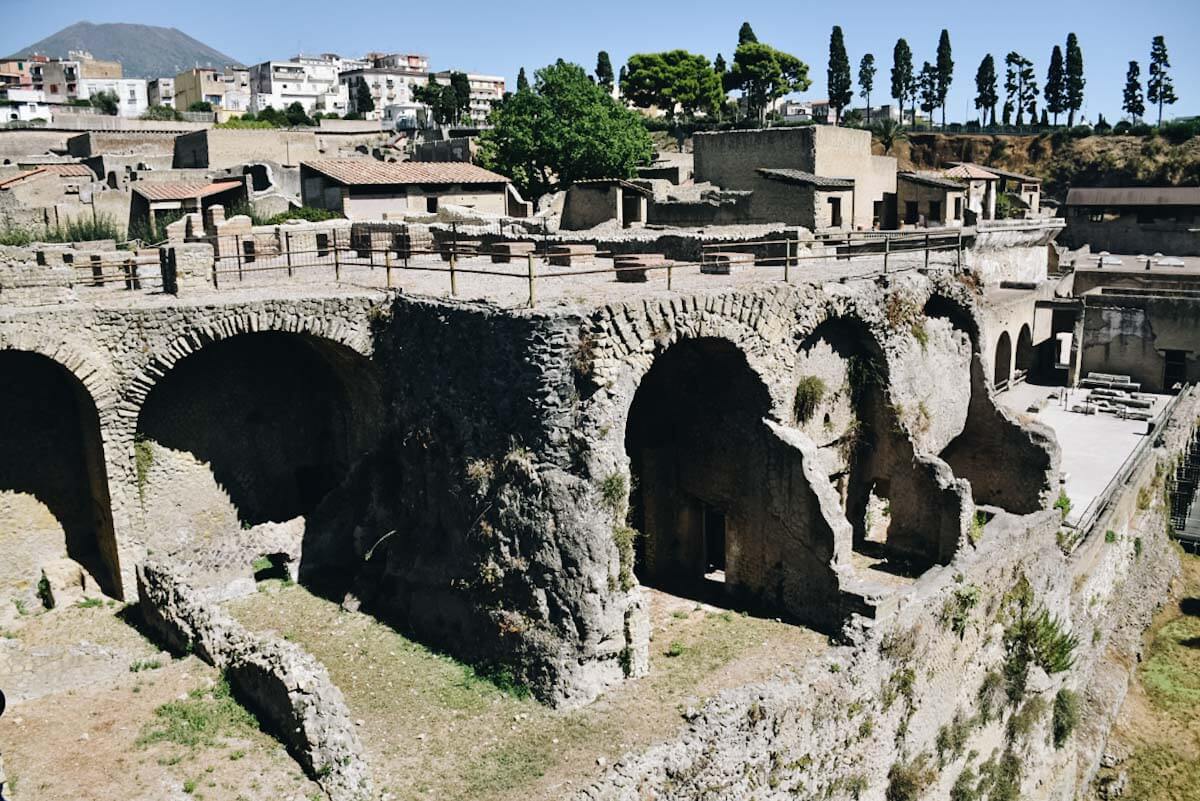 Starożytne ruiny w Herkulanum