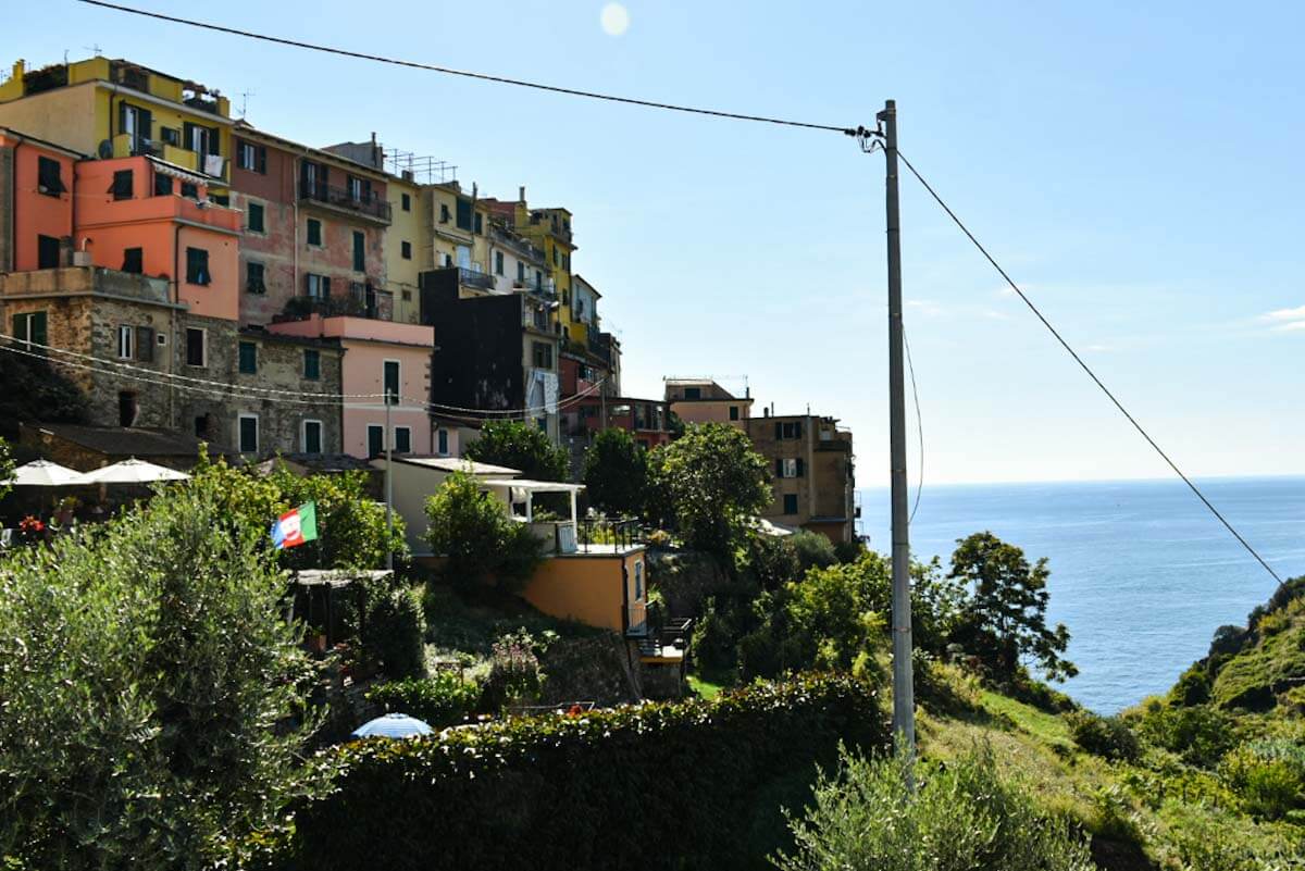 Miasteczko Corniglia w Cinque Terre.