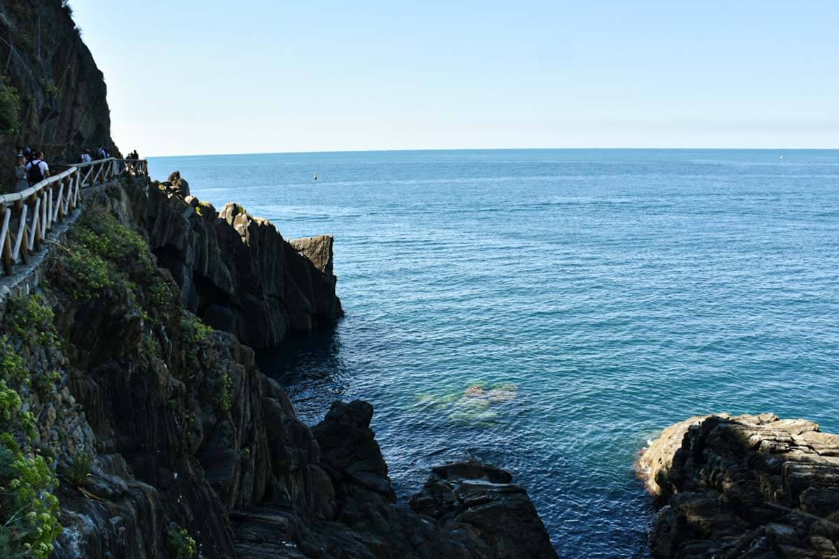 Wybrzeże Cinque Terre.
