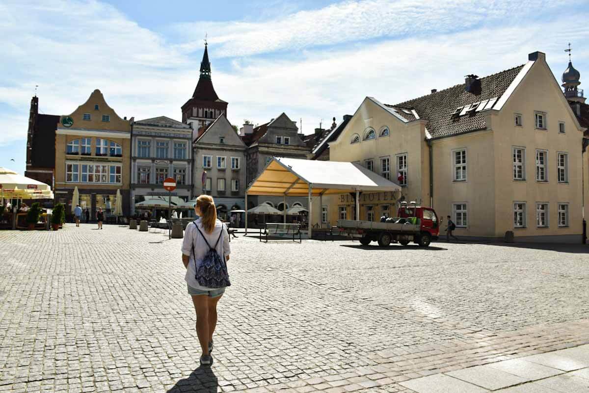 Starówka w Olsztynie.