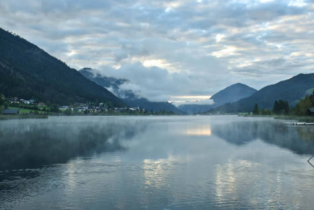 Widok na jezioro Wiesensee.