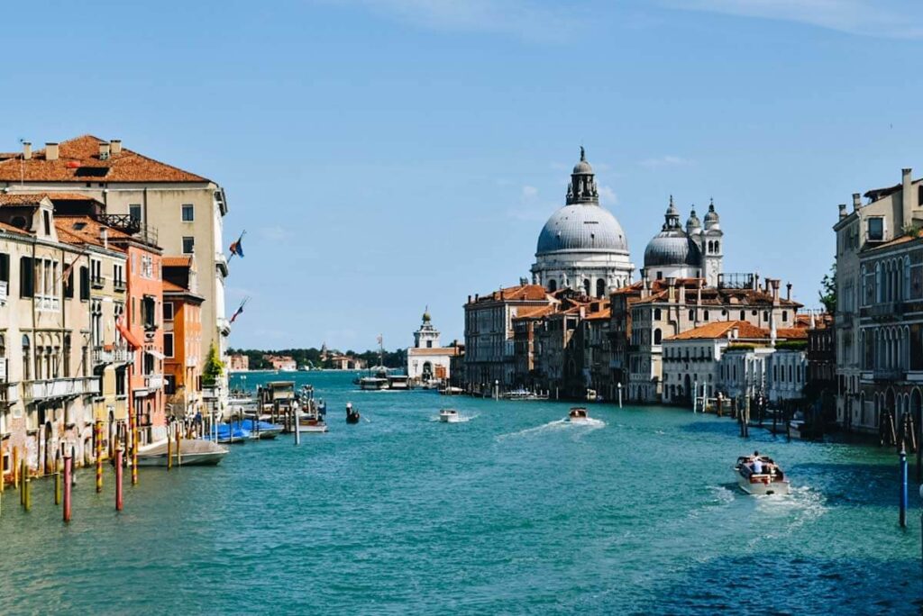 Wenecja - panorama z Ponte delle Accademia.