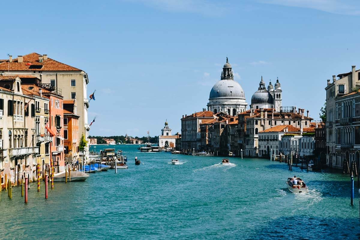 Wenecja - panorama z Ponte delle Accademia.