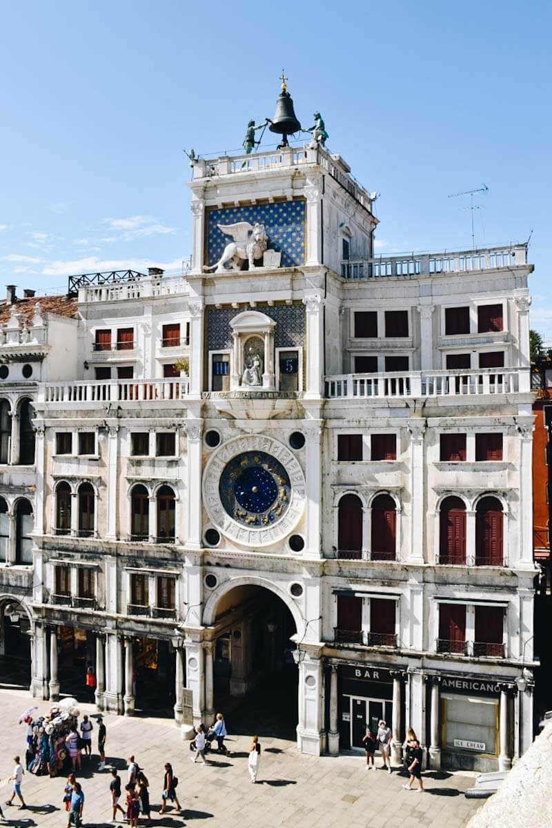 Wieża Zegarowa na pl. Św. Marka.