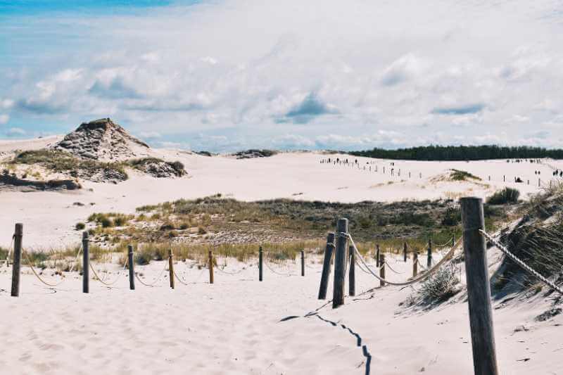 Ruchome wydmy, Łeba.