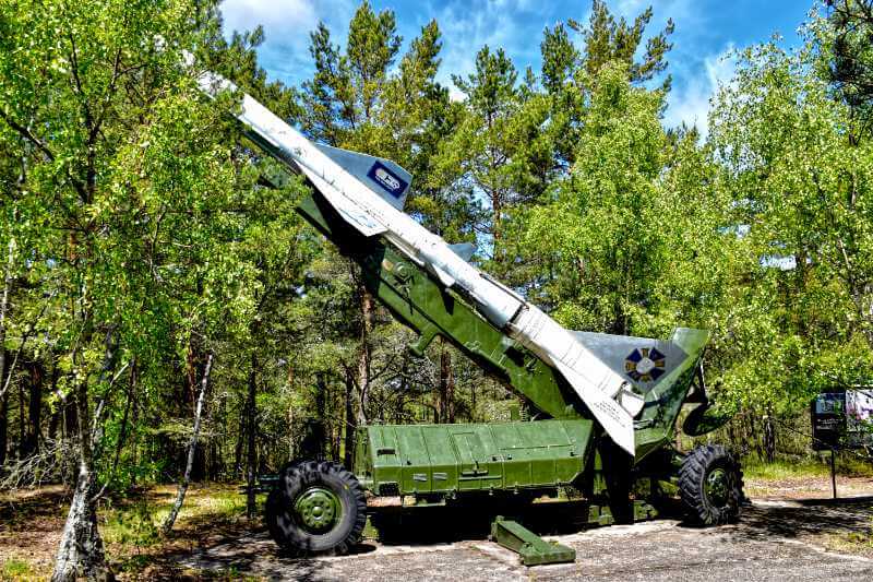 Wyrzutnia rakiet, Łeba.