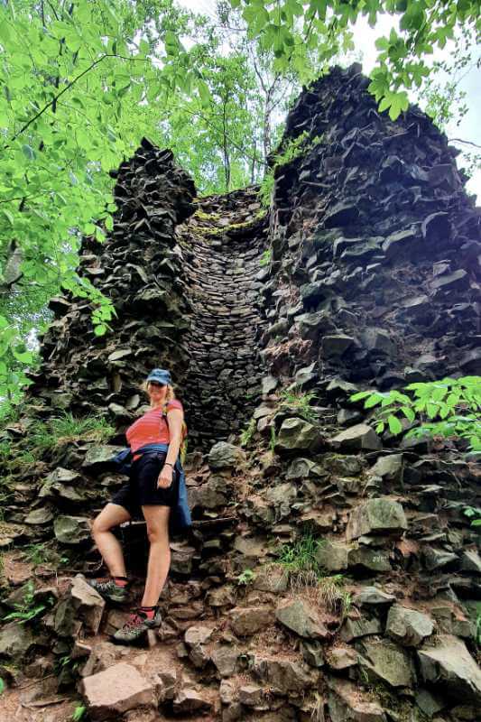 Ruiny zamku Radosno.