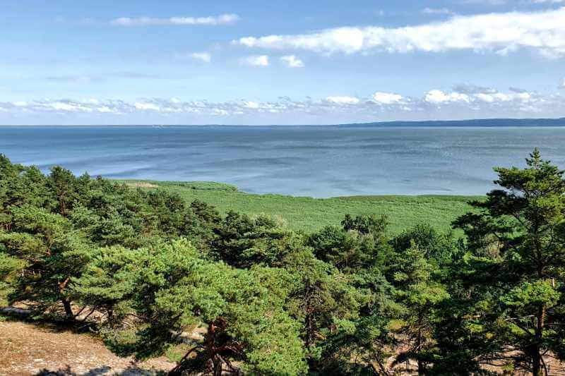 Widok na Zalew Wiślany.