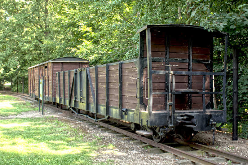 Wagon w Muzeum Stutthof w Sztutowie.