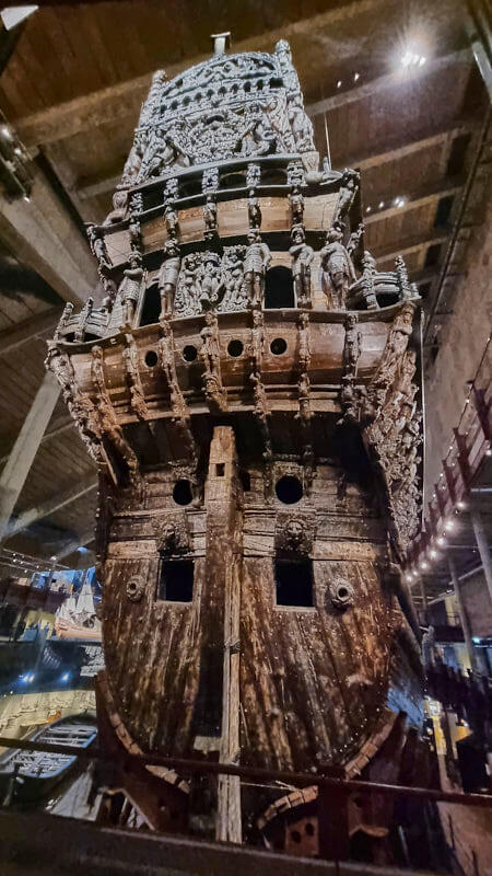 Zatopiony galeon Vasa.