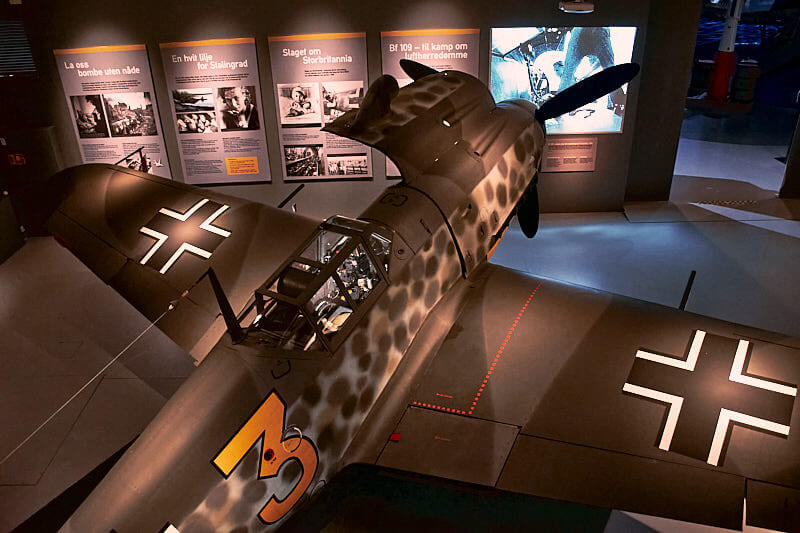 Samolot w Muzeum Lotnictwa w Bodo.