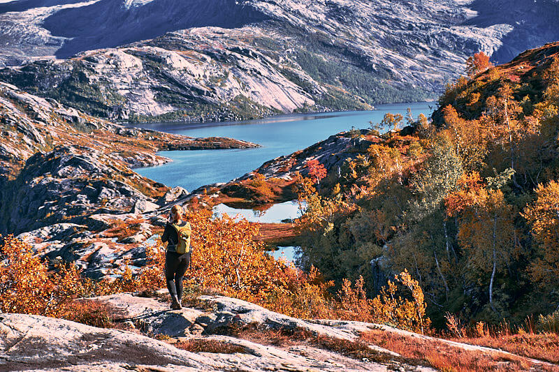 Jezioro w Parku Narodowym Rago.