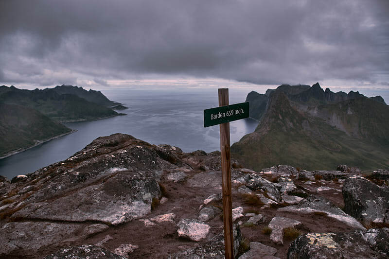 Widok ze szczytu Barden.