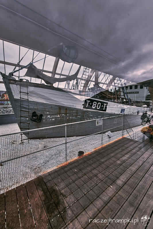 Statek - muzeum w Tromso.