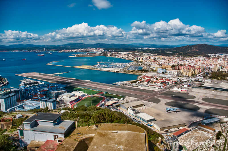 Widok na Gibraltar