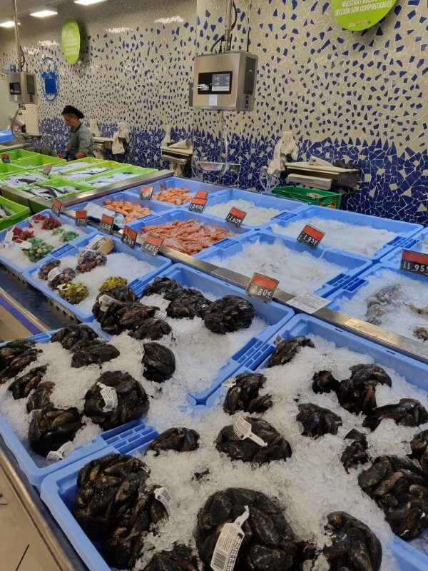 Owoce morza w Hiszpanii