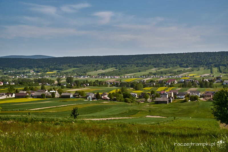 widok na pasmo łysicy
