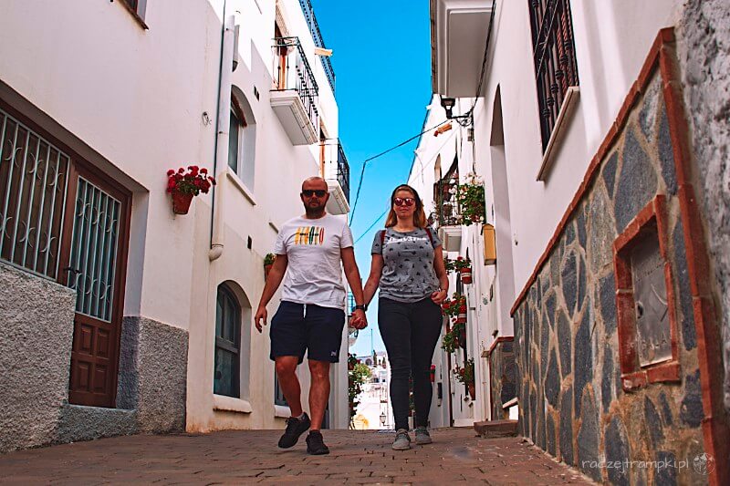 uliczka w mojacar białe miasteczka