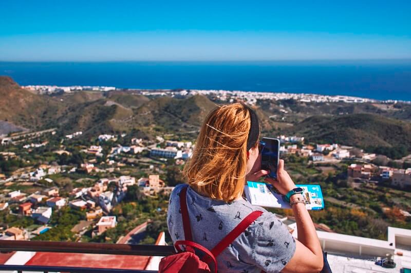 mojacar widok na morze