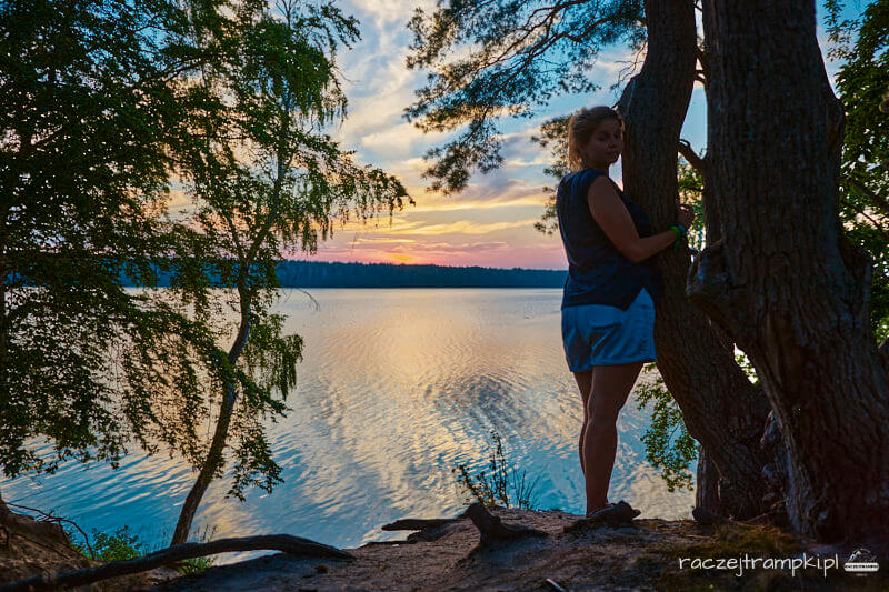 zachód słońca na KAszubach