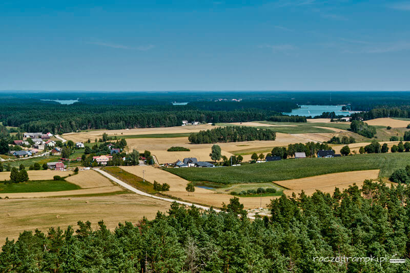 widok z wieży na kaszubach