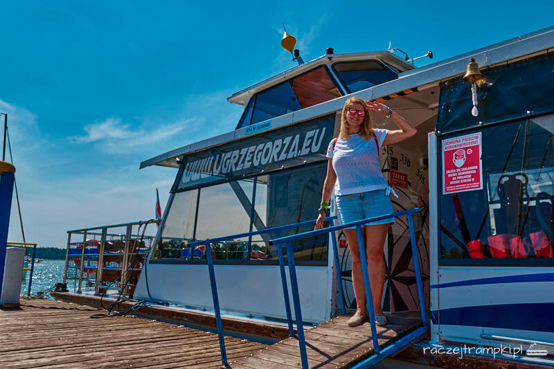 rejs po kaszubskim jeziorze