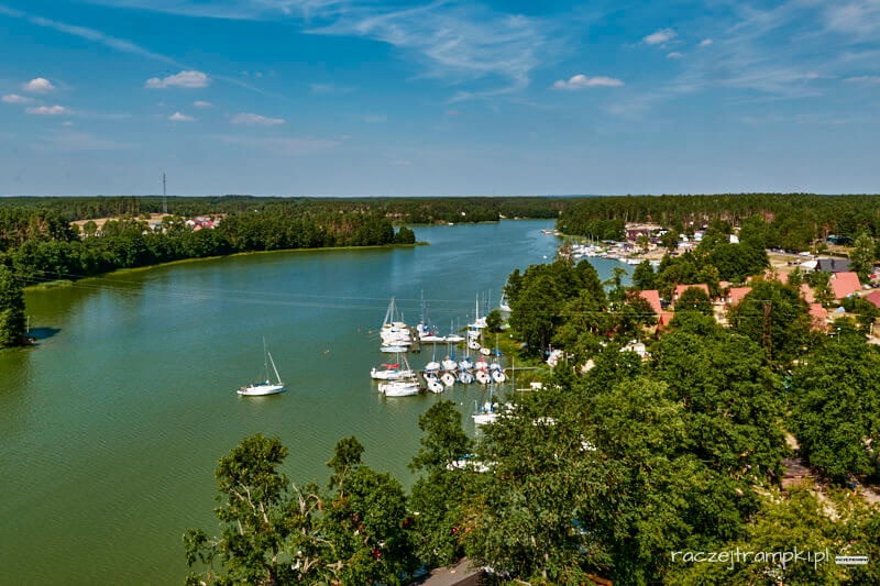 widok z wieży na kaszubach