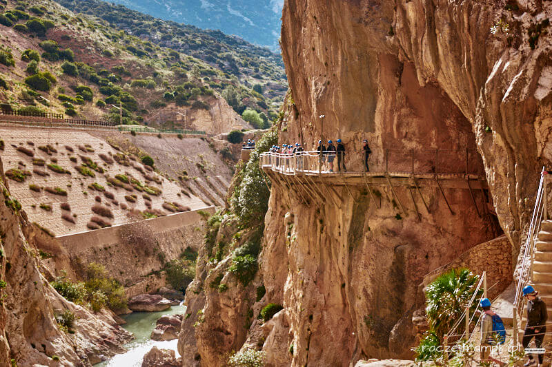 Widok z caminito del rey