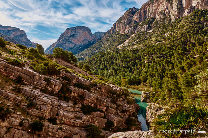 Widok z caminito del rey